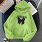 Fashion Women's Casual Long Sleeve Hooded Printed Ladies Sweatshirt Tops