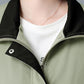 Windbreaker Women's Short Jacket Spring Loose Stand Collar Loose Jacket Women's Spring and Autumn
