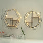 Nordic Style Shelf Store Wall Decoration Rack Tea Shop Wall Wrought Iron Living Room Creative Wall Hanging
