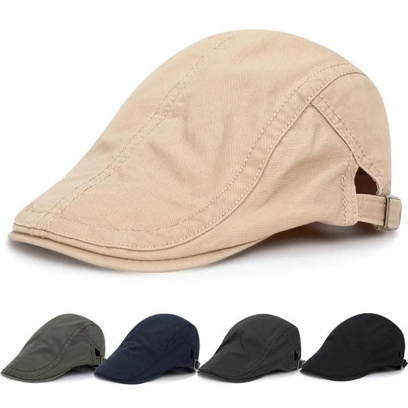 Middle-aged and Elderly Hats Men's Peaked Caps Spring and Autumn Old Hats Dad Hats Travel Forward Hats Summer Elderly Hats