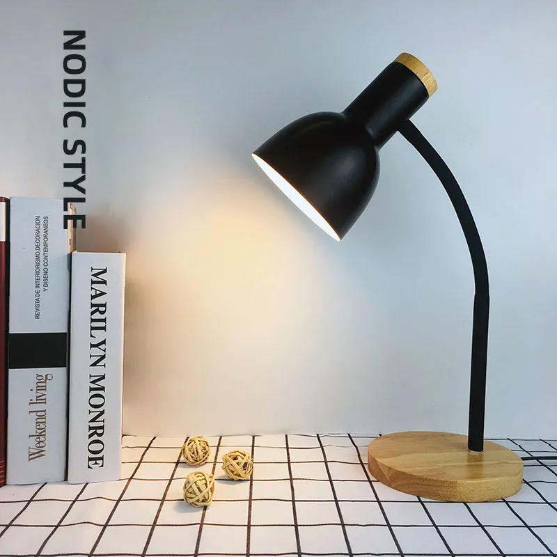 Rechargeable Plug-in Dual-purpose Bedroom Creative Bedside Lamp with Bright Color Tone and Eye Protection Table Lamp