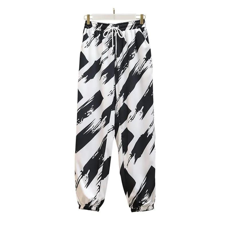Women's Loose Pants All-match Trend Summer Harem Pants Drape Slim Casual Radish Pants Thin Section