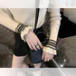 Lace Pullover Slim Sweater Female Long-sleeved Was Thin Inside Sweater Trumpet Sleeves