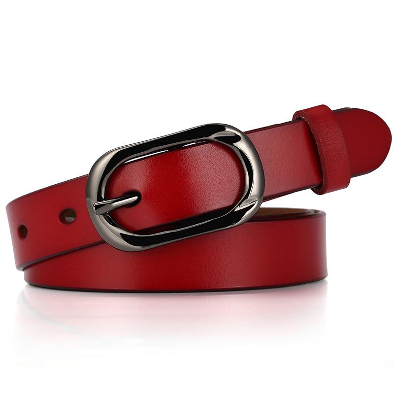 Belt black pin buckle fashion adult casual belt unisex