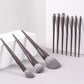 10pcs Makeup Set Brush Eye Shadow Loose Powder Eyebrow Brush Foundation Blush Brush Full Set of Brushes Super Soft