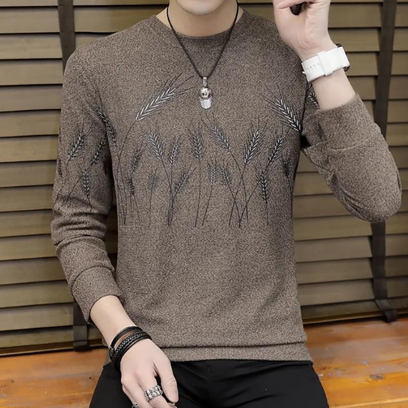 Men's Sweaters Plus Velvet Thickening Autumn Men's Long-sleeved Men's Trend Loose Sweatshirts