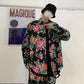 Northeast Big Flower Pants Vibrato with The Same Paragraph Spring and Autumn Hip-hop National Trend Chinese Style Two-piece Trend Men and Women