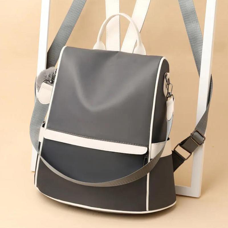 Oxford Canvas Backpack Girls Trendy Fashion All-match Travel School Bag Ladies Backpack