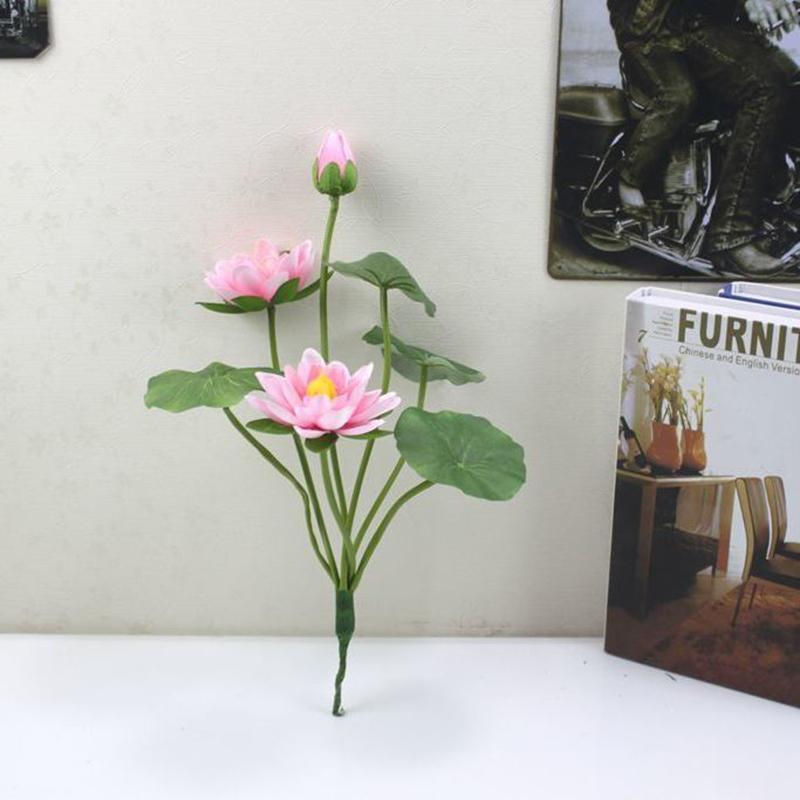 Artificial Lotus Artificial Flowers Decorative Flowers for Home Decoration