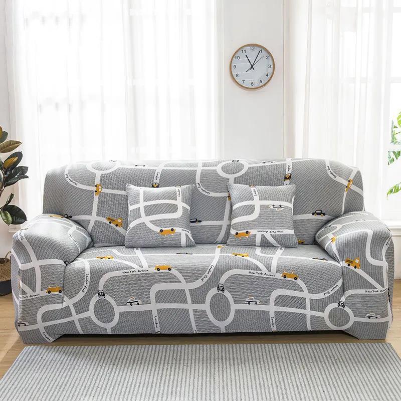 Elastic Stretch Sofa Cover for Living Room Couch Cover L Shape Armchair Cover