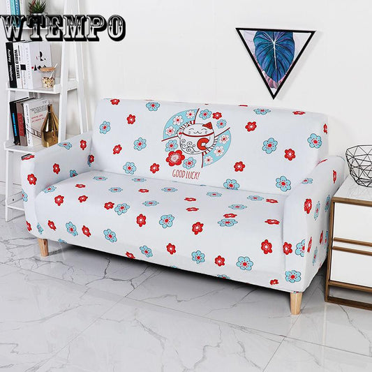 Elastic Sofa Tight Wrap All-inclusive Solid Sofa Cover 1/2/3/4-seater Slipcover Stretch Four Season