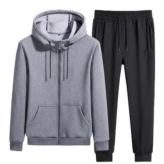 Autumn Winter Spring Thin Comfortable Suit Men's Cardigan Hooded  Jacket Men's Korean Version Casual Thin Sports Men's Top