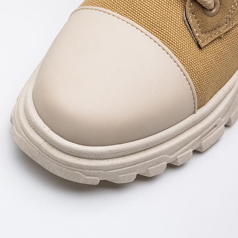 Fall Men's High Top Martin Boots Korean Style Trendy Locomotive Casual Shoes Student Canvas Shoes