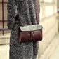 Business Briefcase Men Retro Contrast Zipper Waterproof IPad Handbag Shoulder Bags Computer Bag