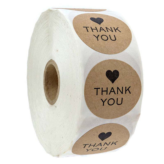 500pcs Thank You for Supporting My Small Business Sticker Handmade Sticker Gold Silver Sticker Gift Packaging Sealed Label