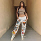 Women Sweat Pant Harajuku Cartoon Printed Trousers Jogger Drawstring Cargo Pant Streetwear Casual Sweatpant Spring Autumn