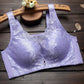Thin Underwear Women's No Steel Ring Bra Gather Adjustment Type Upper Collection Auxiliary Breast Sexy Lace Breathable Anti-glare Bra