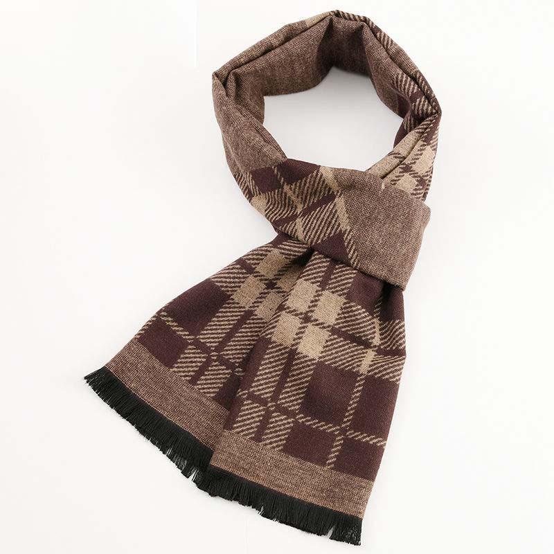 New Scarf Men's Scarf Autumn and Winter All-match Casual Warm Scarf