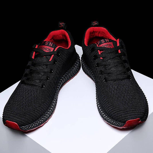 Fly -Woven Breathable Shoes Male Low Top Training Shoes Casual Lightweight Shoes Running Sneakers