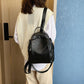 Women's Backpack Soft PU Leather Casual Multilayer Large Capacity College High Quality Shopping Travel School Satchel