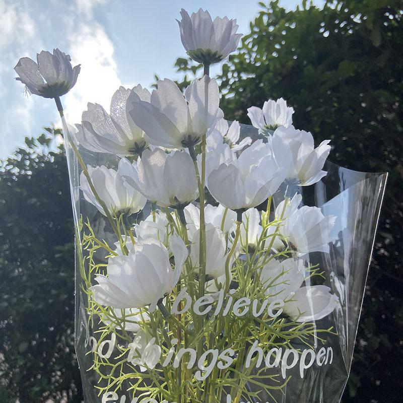 Simulation Small Cosmos Art Fake Flower Bouquet Wedding Photo Props Decoration Decoration Indoor