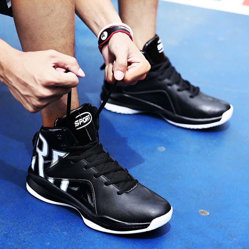 39-46 Men Shockproof Basketball Shoes Sneakers Wear-resistant Lightweight Breathable Running Shoes