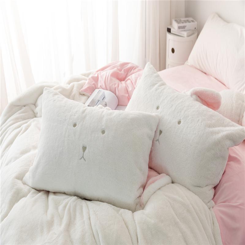 4pcs Cotton Girl Bedroom Style Quilt Cover  Luxury Bedding Set Soft Fabric Bedding Set Queen/king Size Bedspread