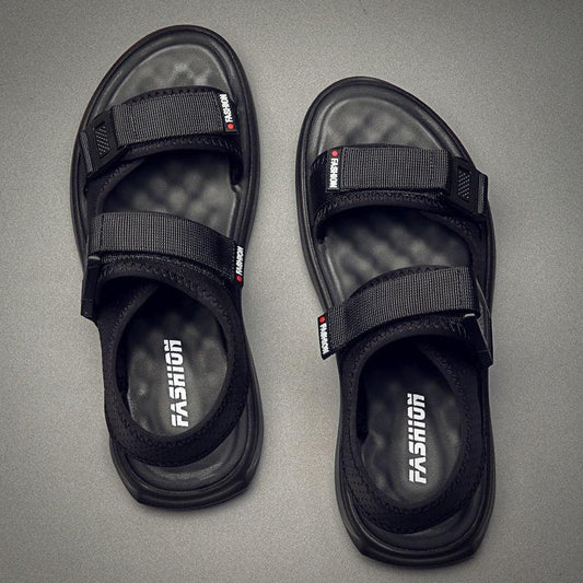 Summer Men's Sandals Casual Trend Couple Beach Shoes Non-slip Outer Wear Sports Men's Sandals
