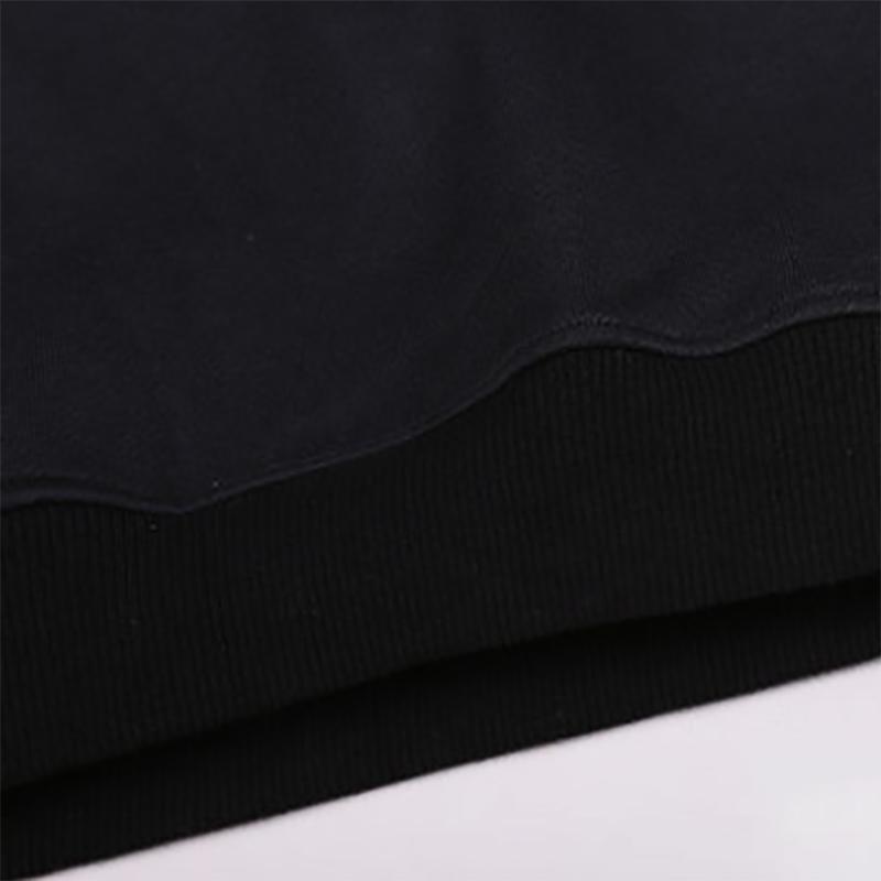 Men's Plus Fat Plus Loose Round Neck Sweater Plus Size Fat Guy Autumn Cotton Long-sleeved Sweater