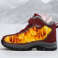 Elderly Shoes Cotton Shoes Winter Plus Velvet Waterproof Non-slip Thick Snow Boots Hiking Shoes Male