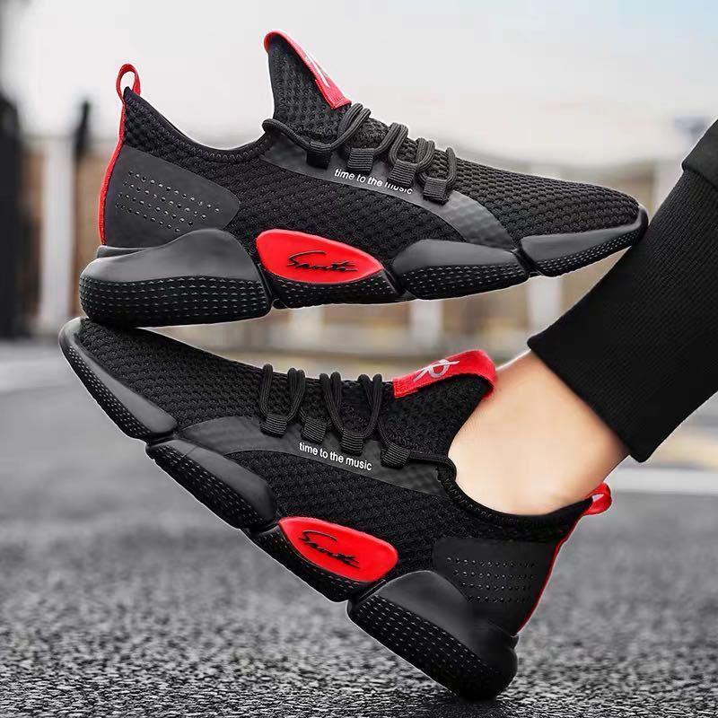 Men's Shoes Autumn Breathable Casual Korean Version of All-match Sports Running Shoes Men's Shoes