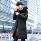 Down jacket Trend Men's clothes  Winter Medium and long section Leisure Cotton clothing Large size