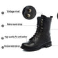 Retro Combat Boot Ankle Boots Autumn Winter Martin Boots Women Boots Lace-Up Women Shoes Size 35-42