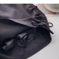 Skirt Spring A-line Skirt Women's Design Sense Niche High Waist All-match Drawstring Bag Hip Skirt