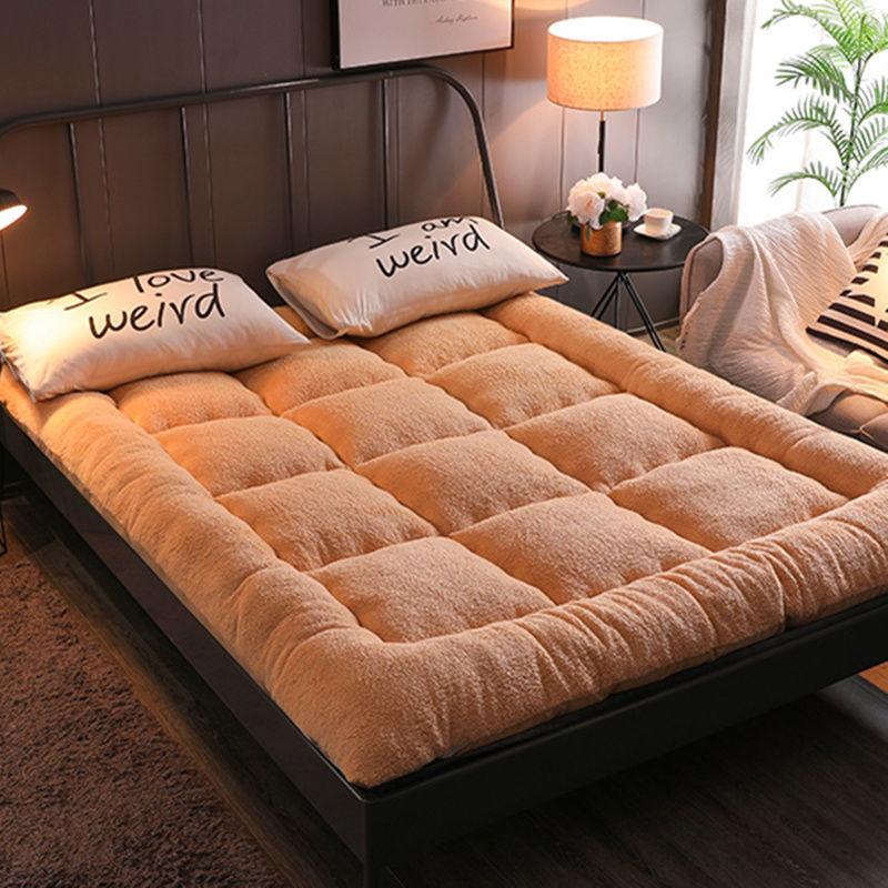 Bedroom Lamb Velvet Household Sleeping Mat Comfortable Warm Bed Student Dormitory Thick Cushion