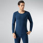Men Winter Thermal Underwear O-neck Male Autumn Tight Suit Thicken Windproof Comfortable Soft Lining Long Sleeve High Elasticity Slim Spring Pajamas