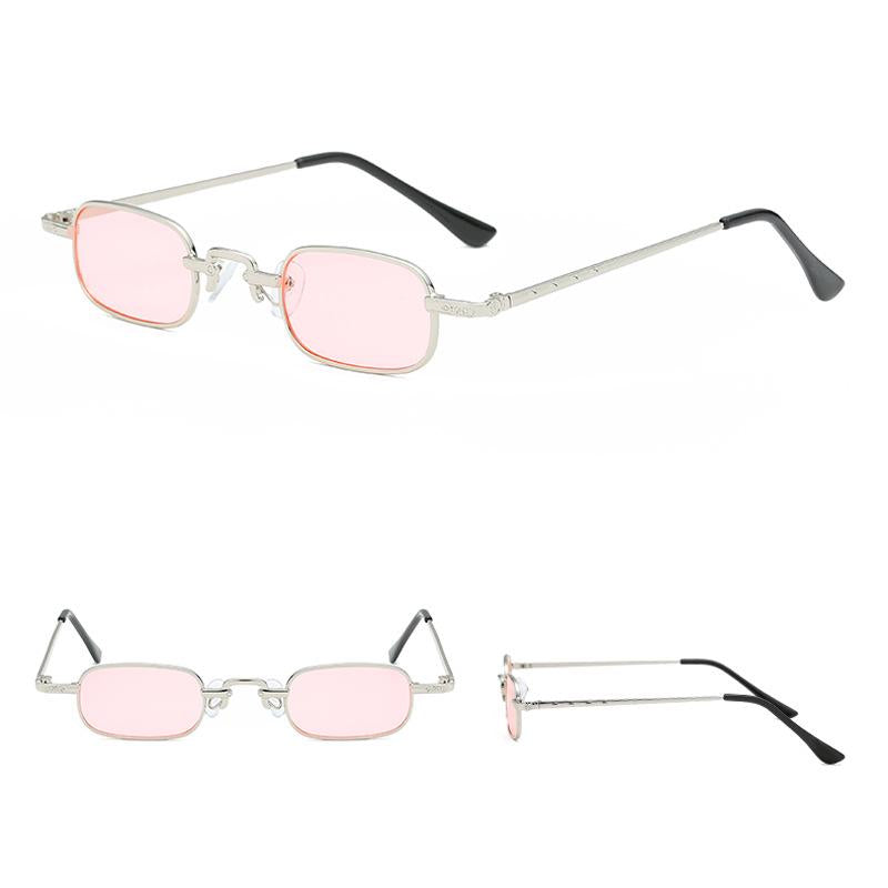 WTEMPO Square small box men and women sunglasses personality hipster colorful sunglasses