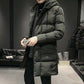 2021 New Style Down Padded Jacket Men's Mid-length Padded Jacket Winter Plus Velvet Thick Trendy Coat