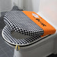Toilet Cushion Household Waterproof Four-season Universal Three-piece Zippered Lattice Type Toilet Seat Two-piece Toilet Cover Cover Set