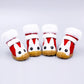 Pet Shoes 4 Pieces/Set Of Outdoor Indoor Pet Dog Winter Anti-Skid Comfy Walking Warm Cozy Fleece Waterproof Shoes Snow Boots Dog Cat Boot Socks