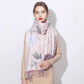 Women Scarf Winter Tassels Long Lady Shawls Cashmere Like Pashmina Hijabs Scarves Wraps