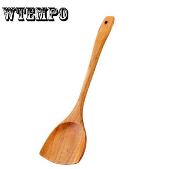 Pancake Turner Kitchen Fried Cooking Woodiness Non Stick Spatula