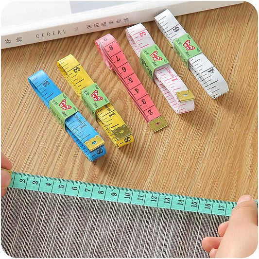 1.5m Mini Soft Tape Measure Clothes Ruler Measure Three-dimensional Ruler Household Utility Tool