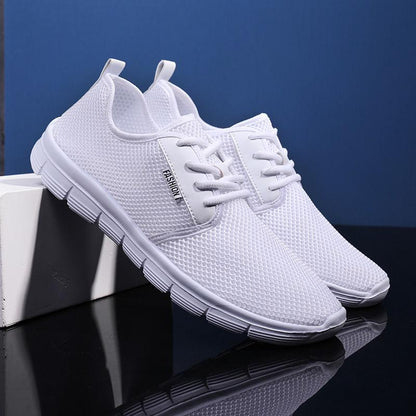 Summer Hollow Breathable Mesh Shoes Men's Large Size Casual Sports Shoes Low-cut Hole Shoes