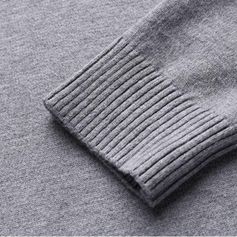 Sweater Men Korean Round Neck Sweater Men's Knit Sweater Long-sleeved All-match Bottoming Shirt To Keep Warm In Winter