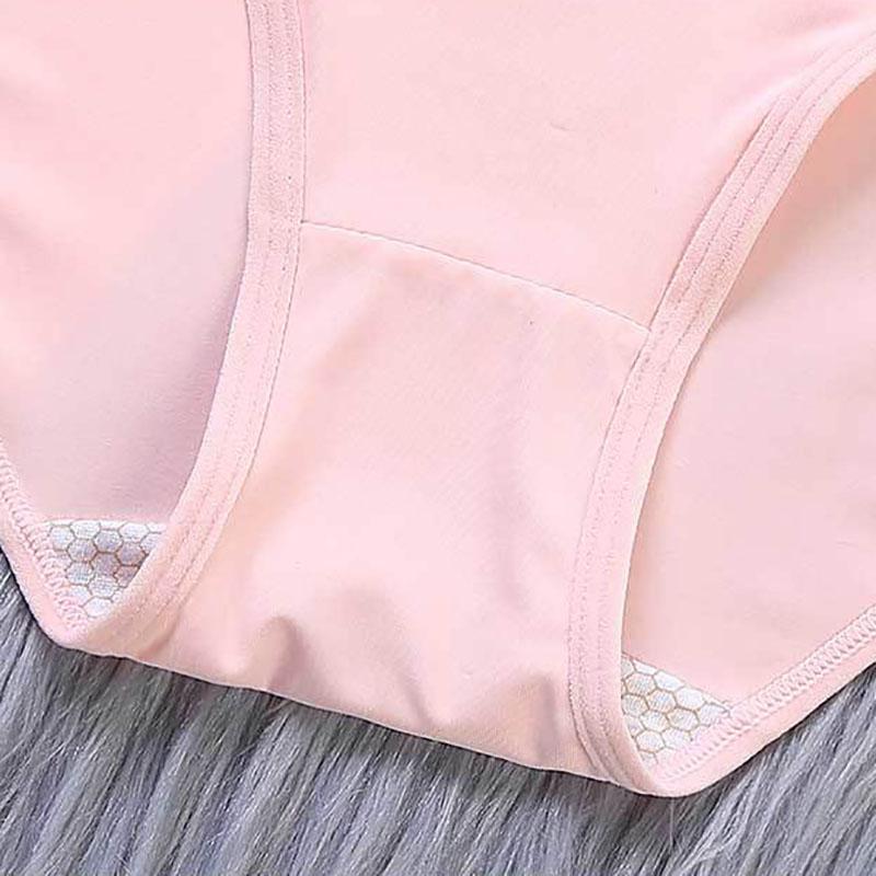 Large Size High Elastic Thin Belt Ice Silk Panties Ladies Cotton Antibacterial File One-piece Panties Low Waist Sexy Sports Briefs