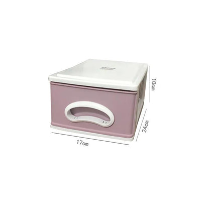 White Transparent Multi-layer Drawer Storage Box Plastic Small Storage Cabinet Office Desktop Storage Debris Storage Box