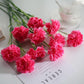 Carnation Simulation Bouquet Fake Flower Silk Flower Living Room Decoration Dining Table Decoration Plastic Flower Holiday Gift
