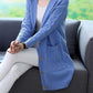 Cardigan Sweater Coat Mid-length Loose Large Size Spring and Autumn V-neck Outer Wear All-match Knitted Top Women