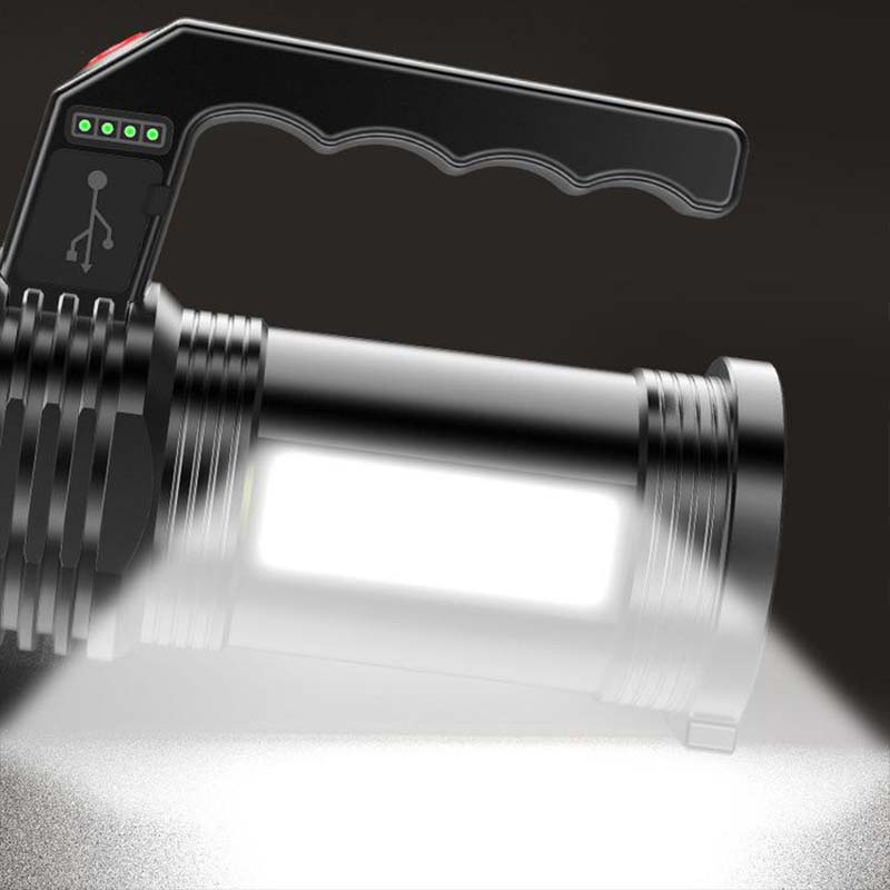 6000LM LED Flashlight Long Shot Use USB Rechargeable Outdoor Camping Lantern P500 Waterproof Searchlight Spotlight Floodlight